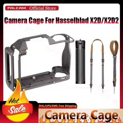 Falcam Camera Cage for Hasselblad X2D/X2D2 with Airtag Storage Compartment All Inclusive Protection