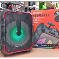 12inch bluetooth speaker  zqs-12112 LED display Bluetooth wireless speaker  wireless microphone