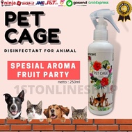 DOG CAT ANIMAL CAGE CLEANER FRUIT PARTY SPRAY AROMA