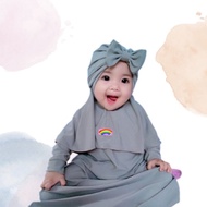 Gamis Hijab Turban Bayi Pakaian Setelan Baju Anak perempuan Bayi & Balita (0-2 Tahun) Millo