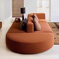 ✅FREE SHIPPING✅Nordic Small Apartment Living Room Double-Sided Fabric Sofa Module Combination Italian Minimalist Special-Shaped Design Tofu Block Sofa