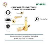 UGREEN AUDIO 6.5MM MALE TO 3.5MM FEMALE CONVERTER UG-20503-20503