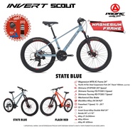 SEPEDA GUNUNG MTB 24 INCH PACIFIC INVERT SCOUT SHIMANO TOURNEY MAGNESIUM FRAME