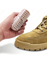 1 件塑料 Tpr 去啞光和蠟 Pu 和 Pu 皮革織物鞋清潔劑,適用於不同的鞋子