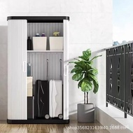 Small Yard Balcony Storage Cabinet Outdoor Garden Storage Cabinet Sunproof Waterproof Outdoor Tool S