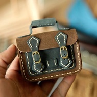 AirPodsPro蘋果耳機保護套 頭層瘋牛皮耳機包 耳機收納包客製刻字