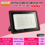 Đèn Pha Led Siêu Sáng Hạt SMD Mini 10W 20W 30W 50W 100W 200W Lắp Ngoài Trời IP66