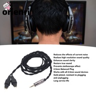 ORIENRI Earphone Replacement Cable, Flexible Silver Plated Copper Earbuds Upgrade Wire, Plug and Pla