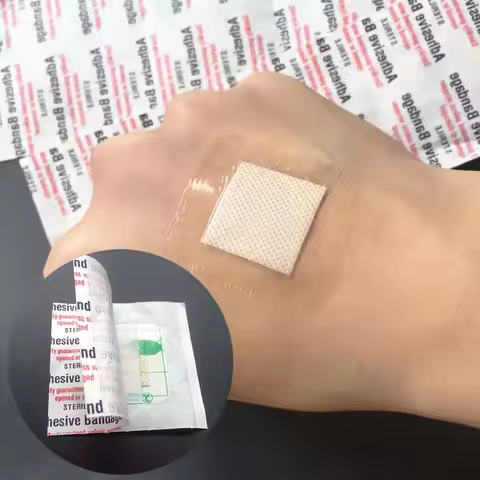 50PCS 38*38mm Transparent PU Waterproof Wound Plaster Band Aid Adhesive Bandage Protective Sticker f