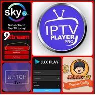 SMART TV / ANDROID TV IPTV SMARTER PRO + SKYTV + ABANG TV + 9XTREAM + WATCHTV