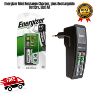 Energizer Mini Recharge Charger, plus Rechargeable Battery, Size AA