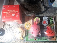 全日版香蕉兔/紅溫兔頭/辣咖哩兔/垂耳兔/ Kiramekko 肉桂古本/冬日兔吉伊小八/蜜瓜小八/丘比特天使熊/特典購物籃/烤年糕熊/水果吉伊卡哇袋著走 Chiikawa Usagi Hachiwa