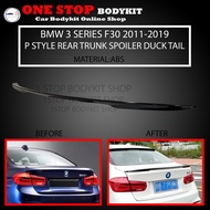 BMW 3 SERIES F30 2011-2019 P STYLE REAR TRUNK SPOILER DUCKTAIL ABS SKIRT LIP BODYKIT