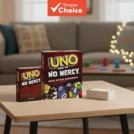UNO Show No Mercy Card Game for Kids and Adults, Family Night Fun, 2-10 Players, Strategy & Skill Bu