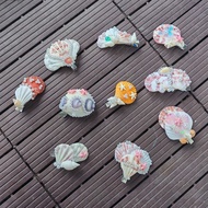Handmade seashell hairpins, beach accessories