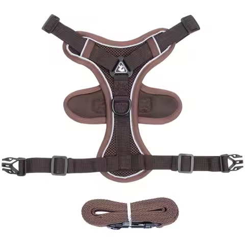 Reflective Trim Cat Harness Leash Breathable Vest Style Adjustable Cat Harness Universal Escape Proo