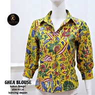 Batik Blouse For Women Modern Work Sogan Blouse Batik 3 Countries Office Work Batik Modern Batik