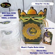 Eid al-Fitr Hexagonal Box - Eid Hampers Fits 2/s, 3 Jars, 500g