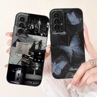 For Samsung Galaxy A32 4G SM-A325F/ Samsung A32 5G SM-A326B Case Camera protection Couple Butterfly Square design Cover for SamsungA32 4G 5G Soft Silicone Shells