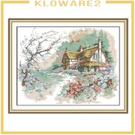[KLOWARE2] Country Landscape - Stamped Cross Stitch Needlework Hand Embroidery Kits