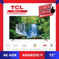 [FREE TV BRACKET+CABLE] TCL TV 75P615 75" P615 4K UHD HDR 10 LED Android Smart AI TV (2022)