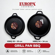 Europa Non-Stick BBQ Grill Pan 30/ 34 cm Korean BBQ Meat Grill Pan