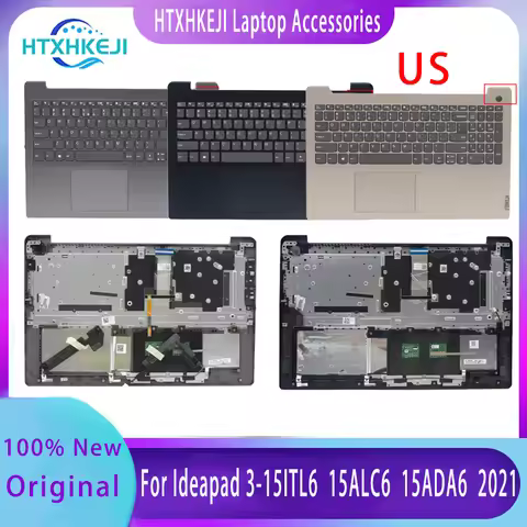 New For Lenovo Ideapad 3-15ITL6 15ALC6 15ADA6 2021;Optional Laptop English Keyboard Repair Accessori