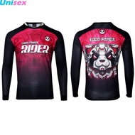 Casual Panda Long Sleeve Drifit Food Panda T Shirt Motorcycle Men Motor Sublimation Racing Sports Ra