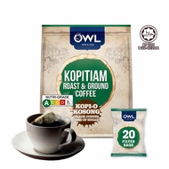 Owl Kopitiam Roast and Ground Kopi-O Kosong, (Pack of 20x10g)