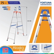 Fortuna Alaska DL 09 Aluminum Metal Steel Folding Ladder 145cm DL09 3 meters