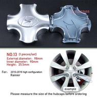 Car Center Cover  Badge Sport Rim Wheel Hub Cap Case Parts Accessories For Hyundai Getz Accent Elant