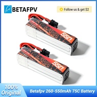 BETAFPV LAVA 3S 450mAh 550mAh 75C XT30 Penyambung untuk Pesawat Dron FPV Racing