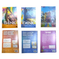 [USED]二手 独中初中英文课本 UEC english book Cambridge Think Level 3 B1+ Level 1 A2 Level 2 B1 Junior three Ri