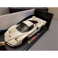 Hot Wheels 1: 18 Car Model Ferrari FXX Pearl White, Alloy Material, Original Package Flawless On-sit
