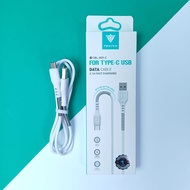 TECNIX CBL-829-C 3.1A Fast Charging Type-C Data Cable with 1 Meter Long Threaded Wire Protector