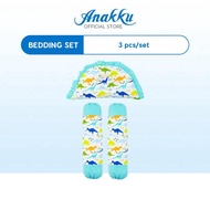 Anakku Bedding Set 3 in 1 D/F Dimple Pillow & Bolsters Set (Dino) | Set Bantal Bayi 174-711