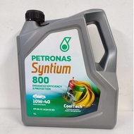 New Packing Petronas 10W-40  Syntium 800 Semi Synthetic 10W40 Engine Oil (4L)