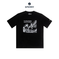 SPERRY HERITAGE TEE (YOUNG MAN) เสื้อยืด ผู้ชาย สีดำ ( STF24AP02T02001 )