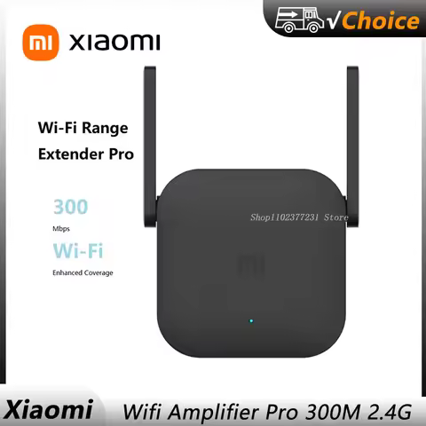 Original Xiaomi Wifi Amplifier Pro 300M 2.4G Repeater Network Expander Range Extender Roteader Mi Wi