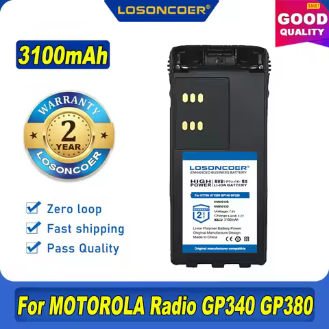 HNN9013D HNN9008A Battery For MOTOROLA Radio GP340 GP380 GP640 GP680 GP320 HT1250 HT750 GP328 GP338 