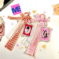 GANTUNGAN KEYCHAIN BAGCHARM IVE KPOP COQUETTE RIBBON KEYCHAIN