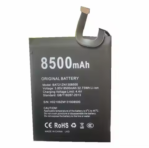 1x Retail / Bulk 8500mAh / 32.73Wh BAT20ZN1308500 Replacement Battery For Doogee S86 / S86 Pro S86Pr
