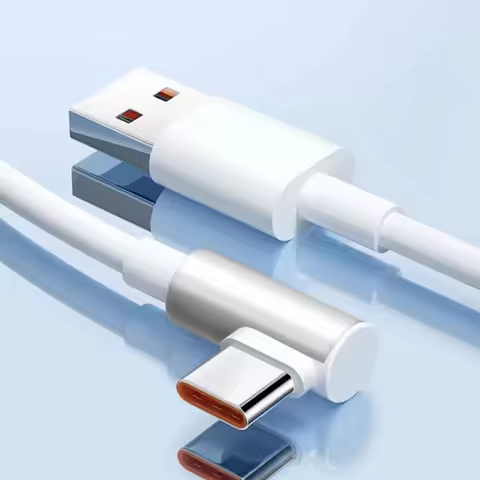 Original Xiaomi 120W 90W 67W 6A Usb Type C Game Fast Trubo Charging Cable 90 Degree Elbow For Mi 15 