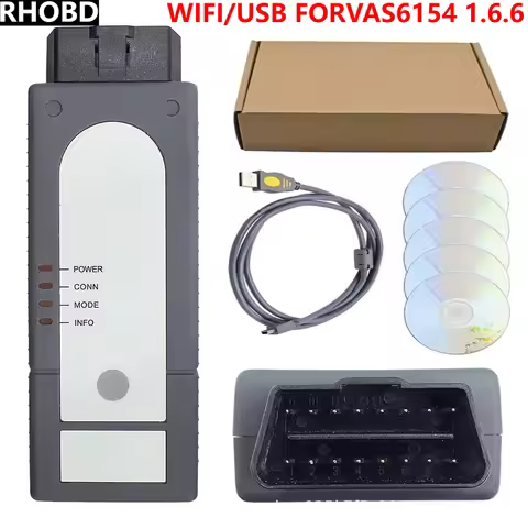 NEW FOROKI 6154 WIFI/USB 6154B 1.6.6 Work Forporsch OBD2 Scanner OD-S6.2.2 Version V1.6.6 For Car Di