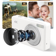 Compact 4K Ultra HD Digital Card Camera CCD Mini Digital SLR Camera 64MP 18x Optical Zoom LED Fill L