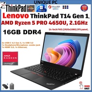 LENOVO THINKPAD T14 Gen 1  Ryzen 5 PRO-4650U, 16GB RAM  1TB SSD 14-inch FHD  IPS Display