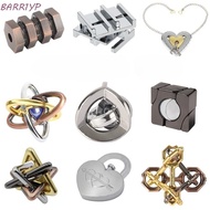 BARR1YP Alloy Brain Teaser Puzzle Toys, Unlock Toy Luban Lock Unlock Toy 3D Puzzle, Retro Brain Teas