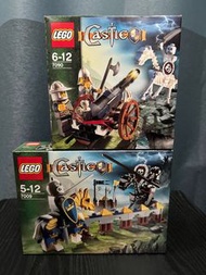 【全圖$800】全新絕版Lego 7009 + 7090 Castle Series The Final Joust Crossbow Attack 樂高積木城堡系列騎士盔甲馬頭盔馬甲骷髏骨盾牌士兵徵