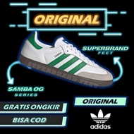 Adidas Samba OG White Green Original Sepatu Adidas Samba Original