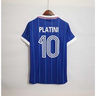 1982 France PLATINI High Quality Custom Home Shirt Retro Football Jersey